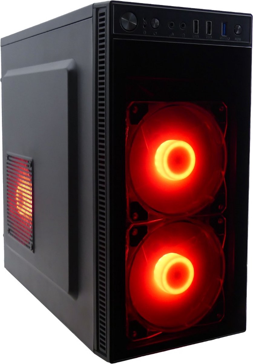 AMD Ryzen 3 4-Core RGB Game PC / Computer voor School, Kantoor en Budget Gaming - 16GB RAM - 500GB SSD - RX Vega 8 - WIFI - Win11 PRO (8720937100582)