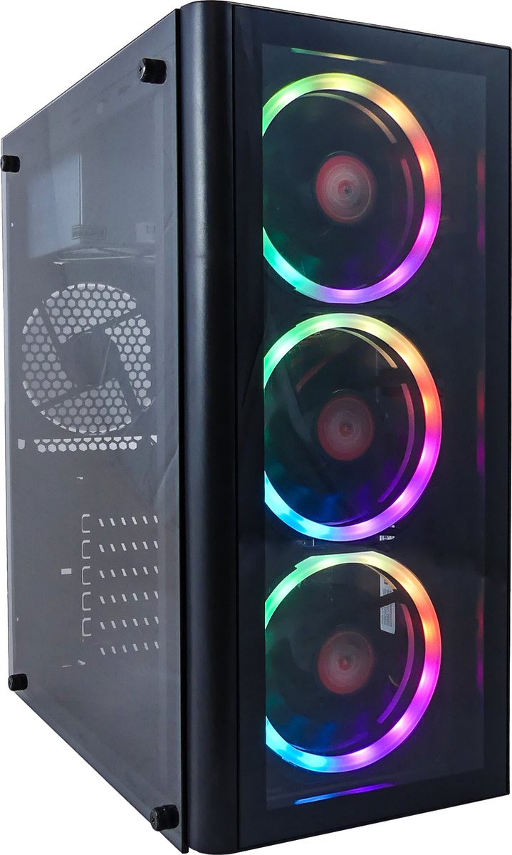 AMD Ryzen 5 3600 RGB Game Computer / Streaming PC - RTX 3060 12GB - 16GB RAM - 500GB SSD - 2TB HDD - WIFI - WIN11 PRO (8720153602532)