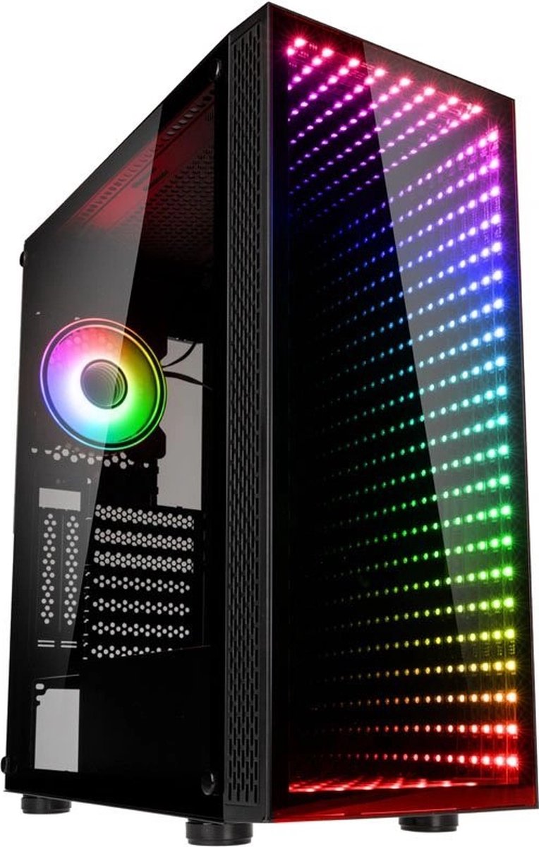 AMD Ryzen 5 5500 RGB Game Computer / Gaming PC - RTX 3060 12GB - 32GB RAM - 500GB SSD - 2TB HDD - WIFI - Win11 Pro - Kolink Void Rift (8720937102739)