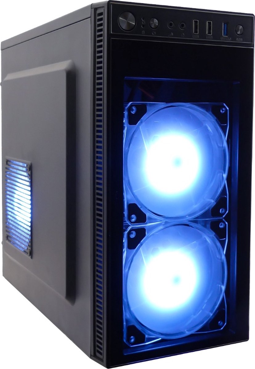 AMD Ryzen 5 6-Core RGB Game PC / Computer voor School, Kantoor en Budget Gaming - Nvidia GeForce RTX3050 (Fortnite, Roblox, Minecraft op High Settings) - 16GB RAM - 500GB SSD - WIFI - Win11 PRO (8720937102715)