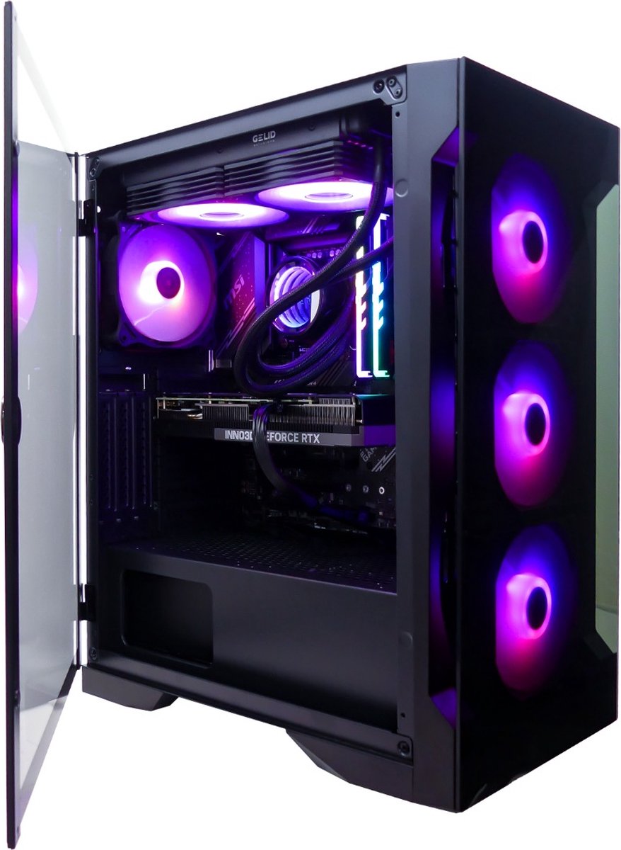 AMD Ryzen 5 7600X Liquid Cooled PRO Game PC / Computer- RTX 4060 Ti - 32GB DDR5 RGB RAM - 2TB M2.0 PCI4.0 SSD - 750W GOLD PSU - Gigabyte B650 Gaming X AX - WIFI 6/Bluetooth 5.2 - Windows 11 Pro - ELITE E2 (8720937103309)