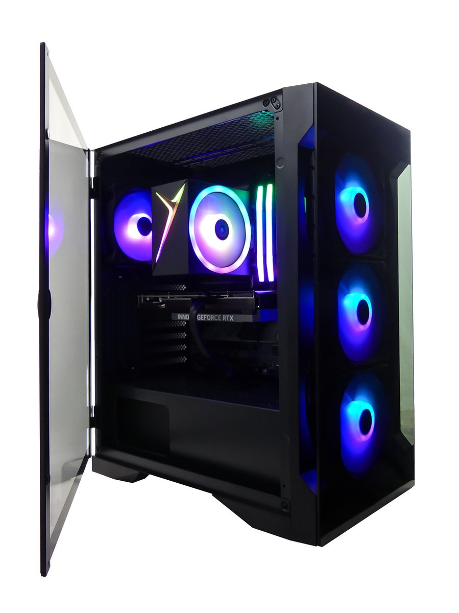 AMD Ryzen 5 7600X RGB DDR5 PRO Gaming X PC / Computer- RTX 3060 12GB - 16GB RGB RAM - 1TB M2.0 SSD - WIFI 6/Bluetooth 5.2 - ELITE E2 (8720937103286)