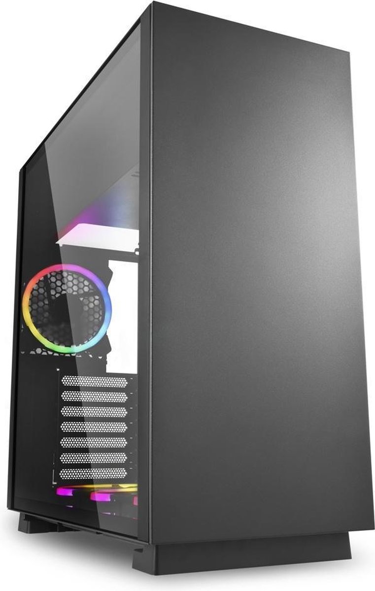 AMD Ryzen 7 5700X Game PC / Streaming Computer - RTX 3050 8GB - 16GB RGB RAM - 1TB SSD (NVMe) - FULL RGB - BLACK (8720153600309)