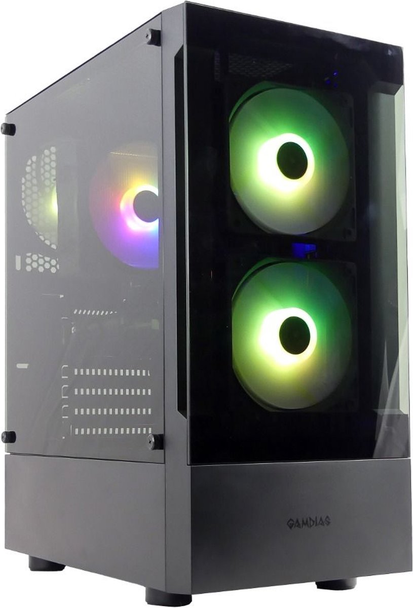 AMD Ryzen 7 5700X High-End 8-Core RGB Game Computer / Gaming PC - RTX 3050 6GB - 16GB RAM - 512GB SSD (M2.0) - WIFI - Win11 Pro (8720153601719)