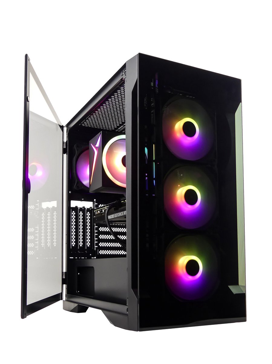 AMD Ryzen 7 5700X3D 8-Core Full RGB Build Game PC met Magneetdeur - RTX 4070 12GB - 32GB RAM - 1TB M2.0 - Geschikt voor Fortnite, CoD, Valorant, GTA V Roleplay, Apex Legends op Ultra settings! - WIFI - Gamdias Talos E2 ELITE (8720937102968)