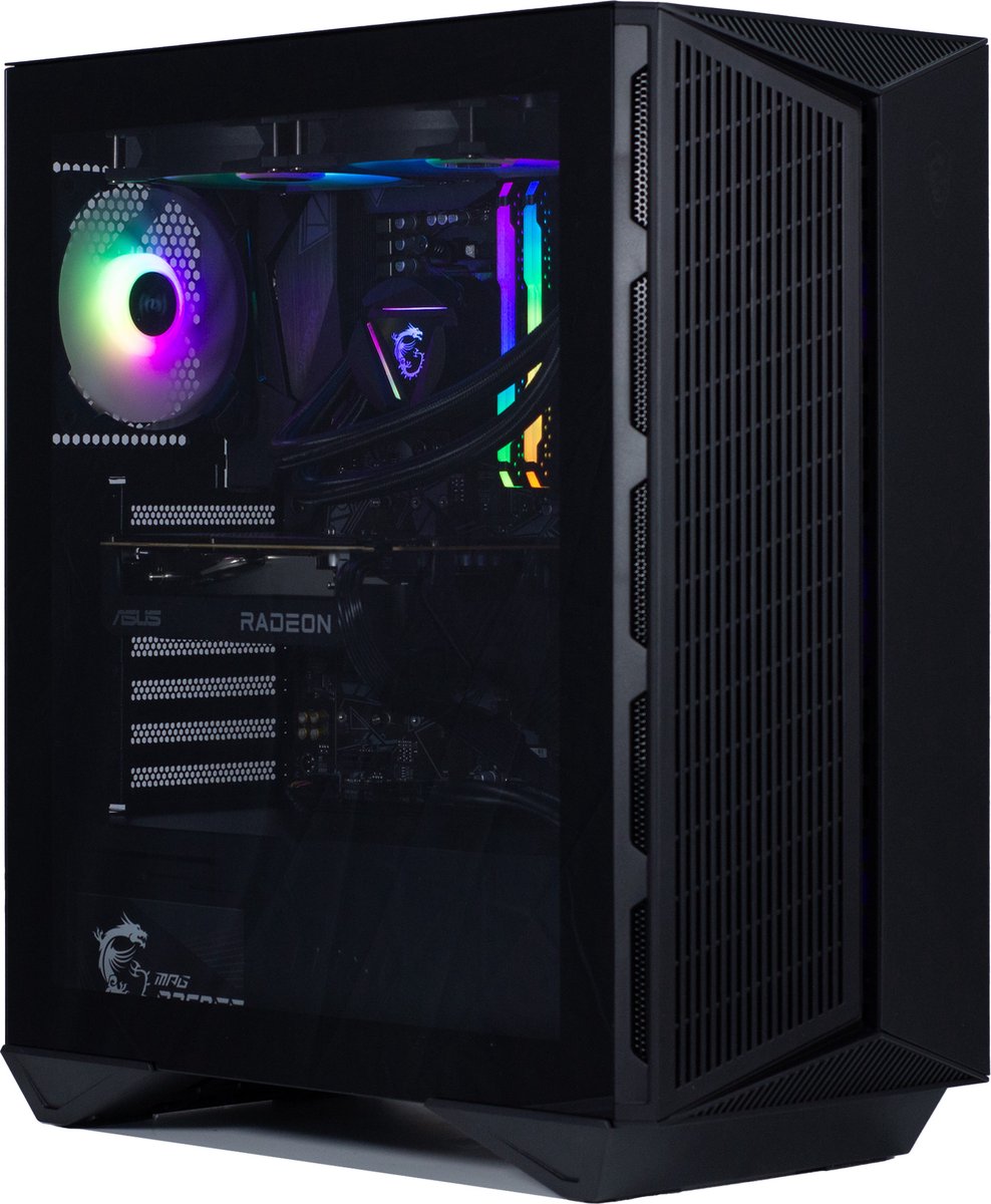 AMD Ryzen 7 7700X - MSI Game/Streaming PC - RX 7800 XT 16GB - 1TB M2.0 SSD - 32GB DDR5 RAM - Gungnir 111R - WIFI - Win11 Pro (8720153603805)