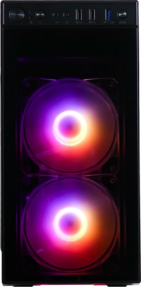 AMD Ryzen 7 8-Core RGB Game PC / Computer voor School, Kantoor en Budget Gaming - 16GB RAM - 500GB SSD - RX Vega 8 - WIFI - Win11 PRO (8720937102661)