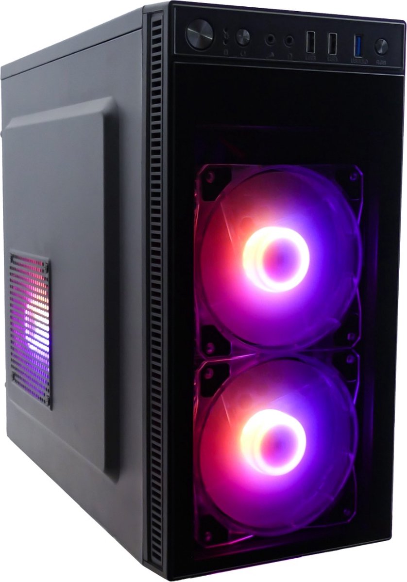 AMD Ryzen 7 8-Core RGB Game PC / Computer voor School, Kantoor en Budget Gaming - 32GB RAM - 1TB SSD - RX Vega 8 - WIFI - Win11 PRO (8720937102654)