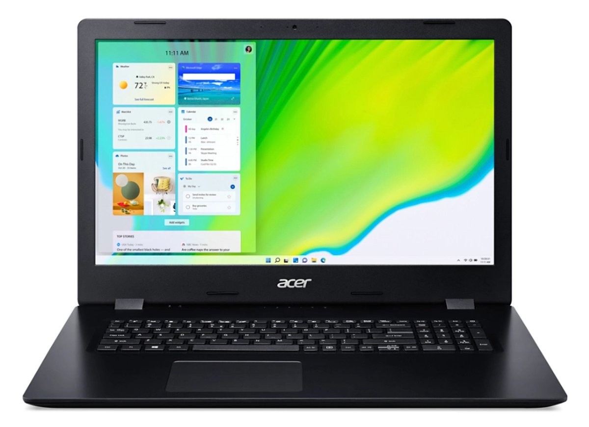 Acer Aspire 3 Pro A317-52-70N6 - 17.3 FHD/i7-1065G7/8GB/512GB SSD/Intel Iris Plus Graphics/No ODD/Wi-Fi 5 AC + BT 4.0/Win10 Pro/Azerty/Black (4710886073277)