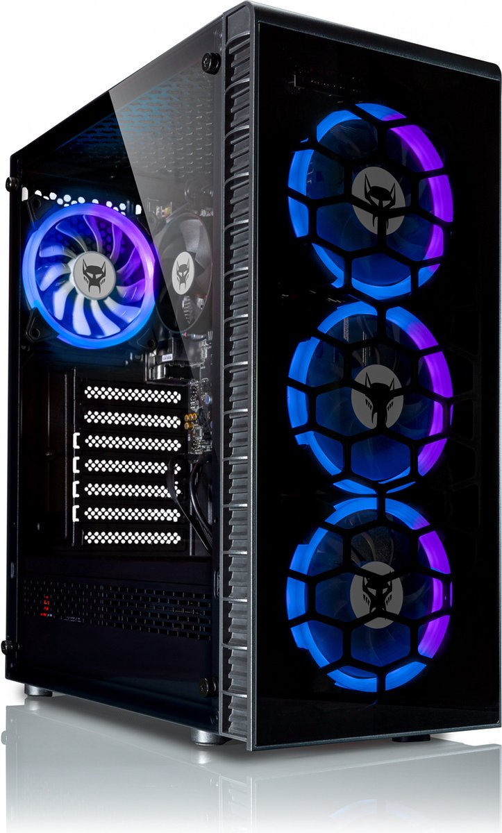 BEASTCOM Q3 | Essential Gaming PC | 16 Threads | AMD Ryzen 7 8X 4.60GHz | 4K Vega Radeon Graphics | 32GB RAM | 1TB SSD | HDMI | WiFi | Windows 11 Pro (4260745324724)