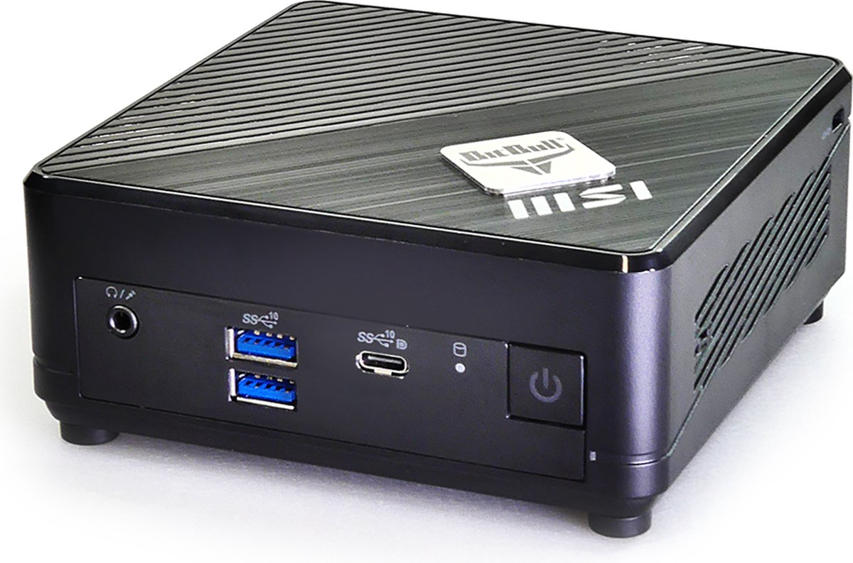 BitBull N100 Mini PC/SFF Desktop Computer 16GB RAM 1TB SSD M.2 - 4-Core@3,4GHz Turbo - WIFI 6|Bluetooth 5 - HDMI|DisplayPort|USB-C - Powered by MSI - Windows 11 Professional (8720937101701)