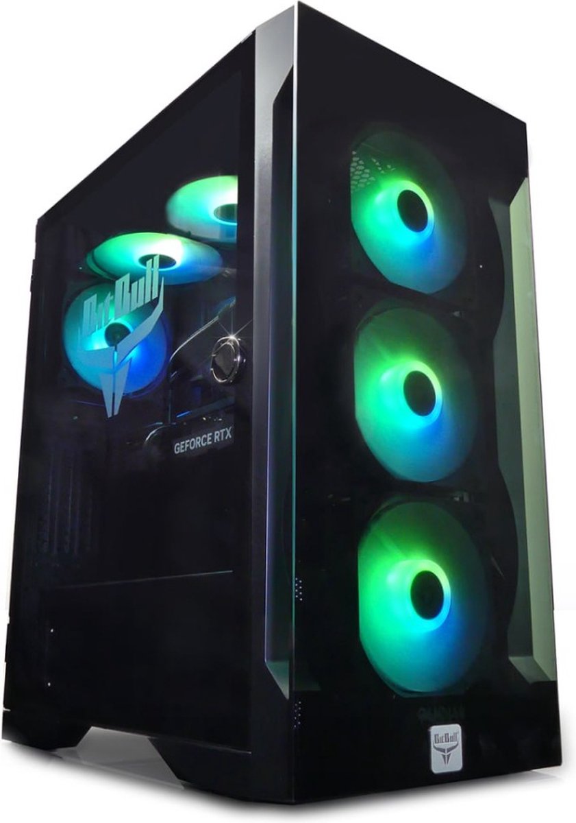 BitBull i5 14600K 14-Core Game PC - GeForce RTX 4070 SUPER - Liquid Cooled - 5.3GHz TURBO - 2TB Samsung Pro 990 M2 SSD - 32GB DDR5 RGB RAM - WiFi 6E|Bluetooth 5.3 - Windows 11 Professional (8720937100964)