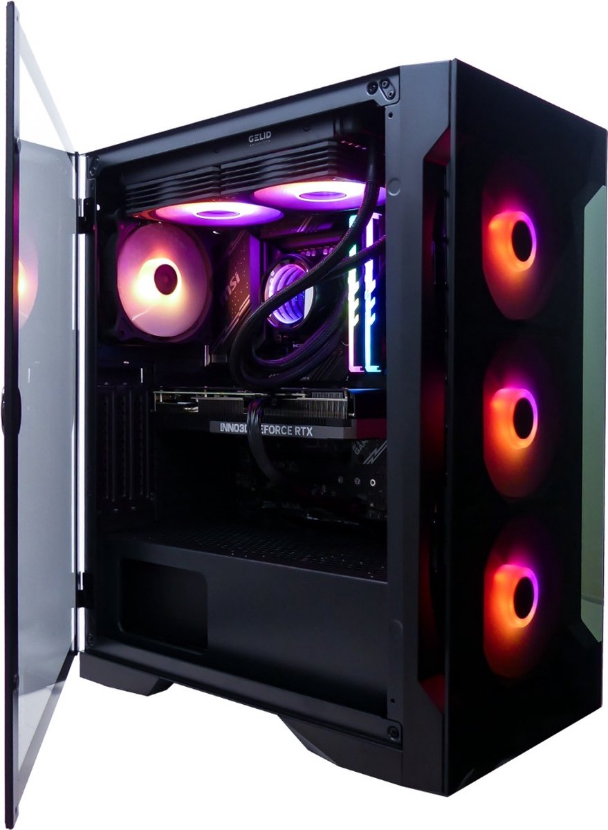 DaVinci Computers - i7 13700K Game PC - GeForce RTX 4070 | Intel 13th Gen 16-Core@3,4-5,4GHz - 2TB NVMe SSD - 32GB DDR5 RGB RAM (5600mhz) - MSI Gaming Plus - WIFI 6E|Bluetooth 5.3 - Win11 PRO (8720937102456)