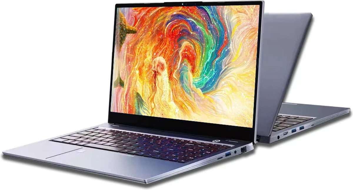 ELEMENTKEY PixelPro3- 15.6 Inch Laptop - I9-10980HK - 64GB RAM - 1000GB SSD - Vingerafdrukscanner - Ultrabook - Grijs (8720118968017)