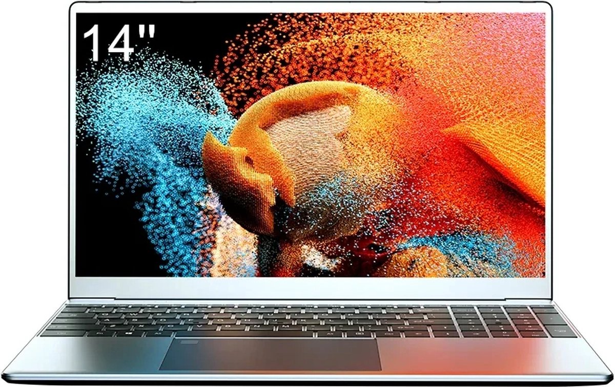 Elementkey LightPixel - 14 Inch Laptop - 2 in 1 Flip - Intel® Processor N100 - Windows 11 PRO - 12GB DDR5 RAM - 1TB SSD - Uitgebreide Poorten - Zwart (8720118939147)
