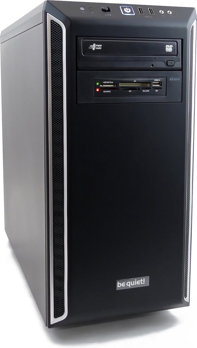 Fotobewerking / Photoshop Workstation - R7 5700G - Vega 8 - 32GB RAM - 1TB SSD (NVMe) - 4TB HDD - DVD Read/Write - WIFI - Card Reader (8720153603690)