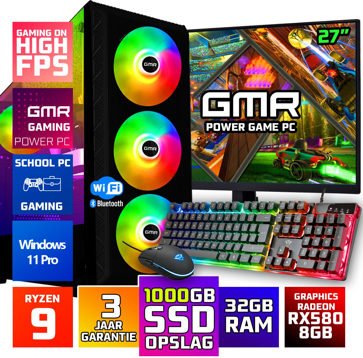GMR Power Gaming PC SET 27