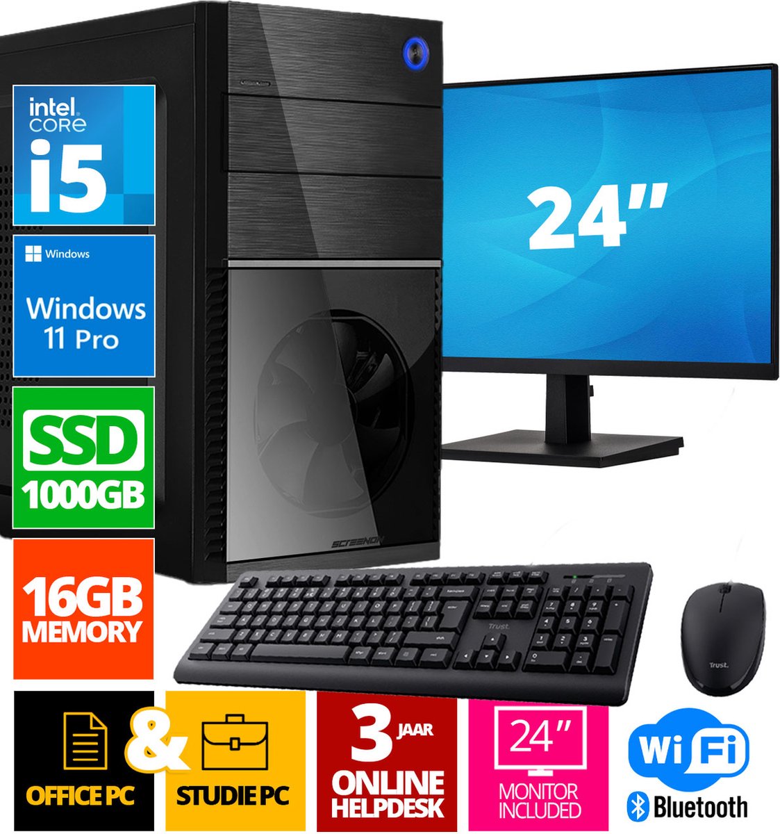 Intel Compleet PC + 24