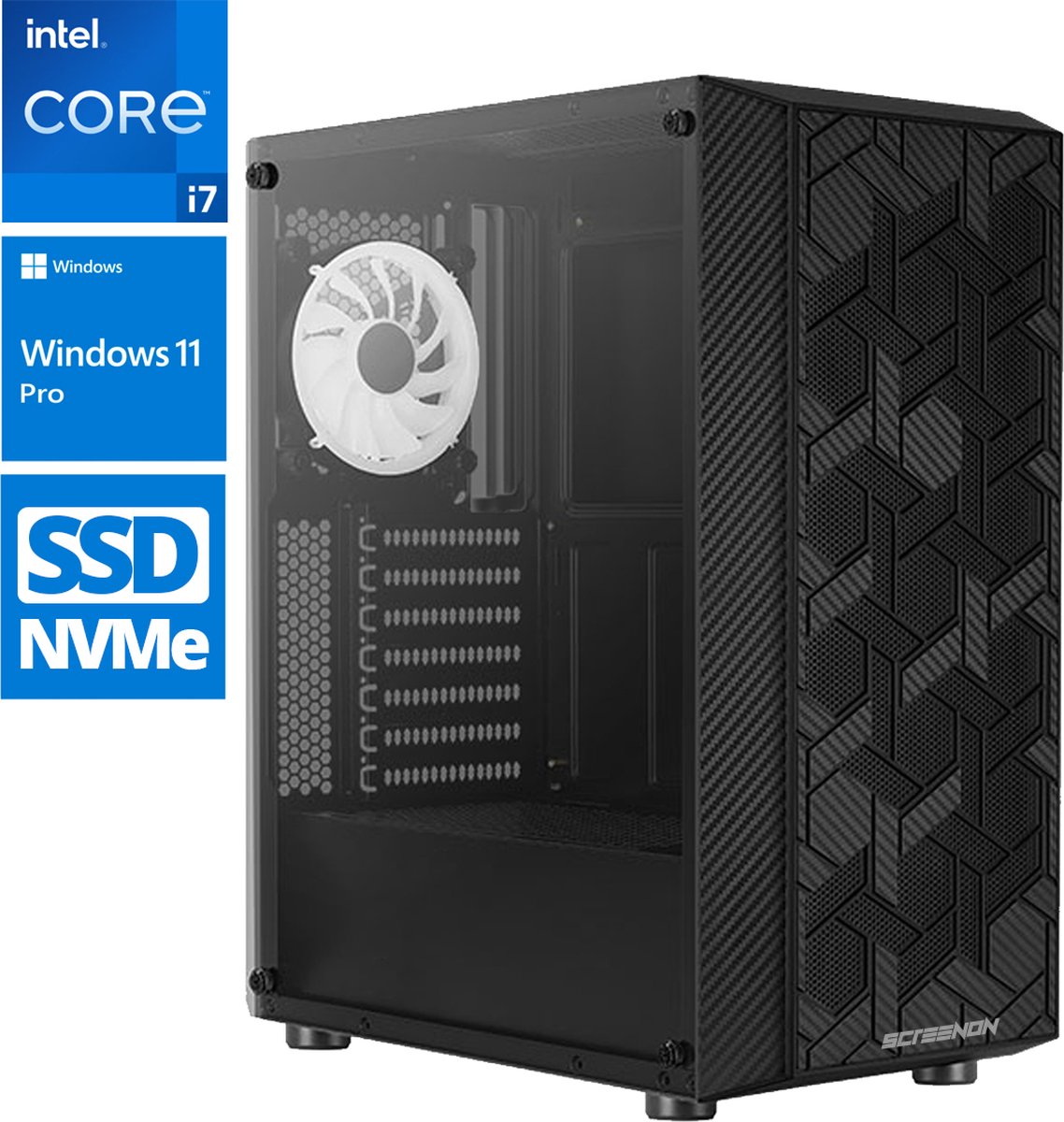 Intel Compleet PC | Intel Core i7 | 16 GB DDR4 | 500 GB SSD | Windows 11 Pro (8720663663740)