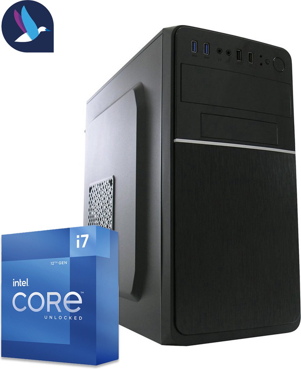 Intel Small Desktop PC | Intel Core i7-12700K | 16 GB DDR4 | 512 GB SSD - NVMe | Windows 11 Pro (8721161189015)