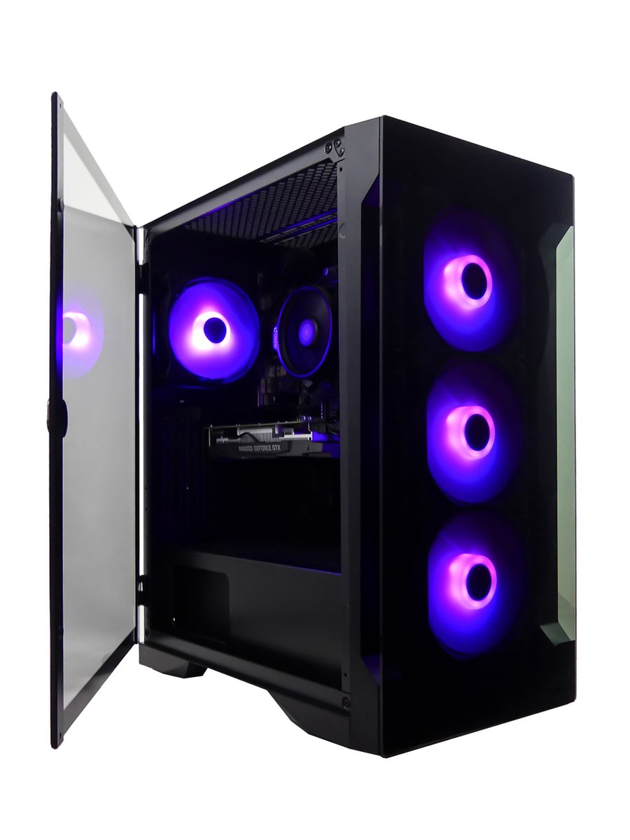 Intel i5 11400 6-Core - Allround RGB Game PC - Nvidia GeForce RTX 4060 8GB - 500GB M2 SSD - 16GB RAM - Windows 11 PRO - MET WIFI - Gamdias Talos E2 Elite (8720937102920)