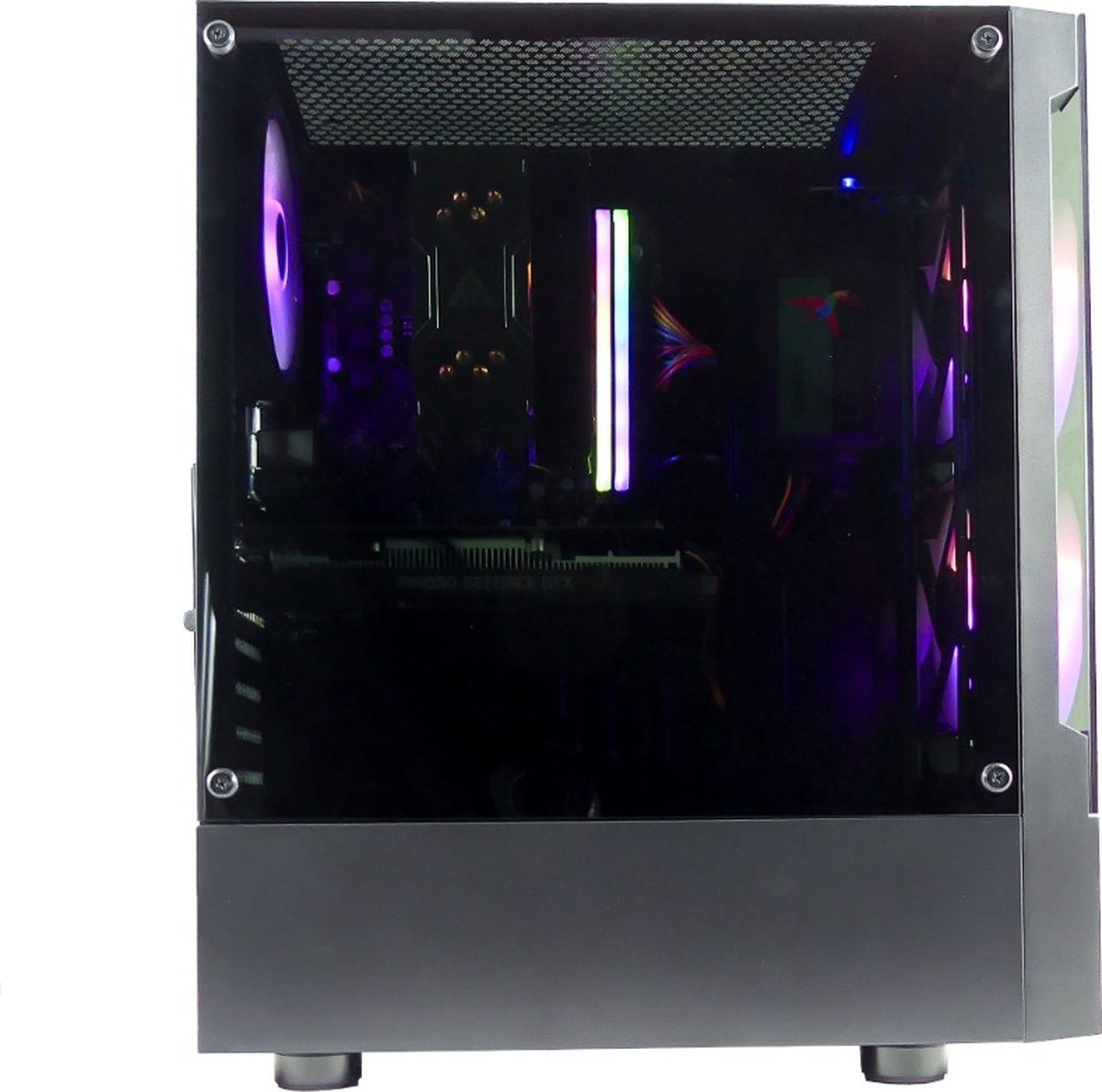 Intel i7 11700 Game PC / Streaming PC - RTX 4060 8GB - 32GB RAM - 1TB M2.0 SSD - WIFI - WIN11 PRO - Gamdias Talos E3 Black (8720937102500)