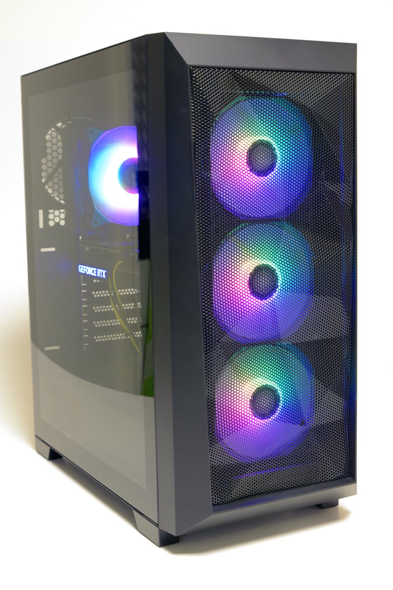 Intel i9 12900 Game PC/ Streaming computer - Nvidia GeForce RTX 4060Ti 8GB - 32GB RAM - 4.0TB M.2 SSD - Win11 Pro - Breeze (8720955029032)