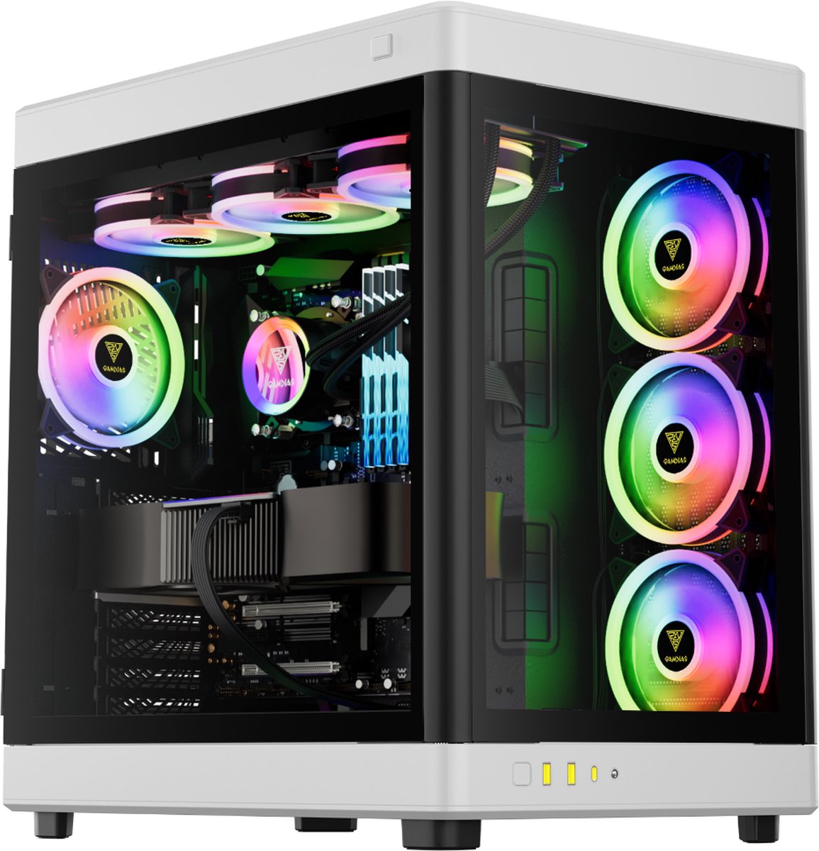 Intel i9 12900K High-End Game PC - RTX 4080 Super - 32GB RAM - 2TB M.2 SSD - WIN11 PRO - Gamdias Neso P1 White (8720937100490)
