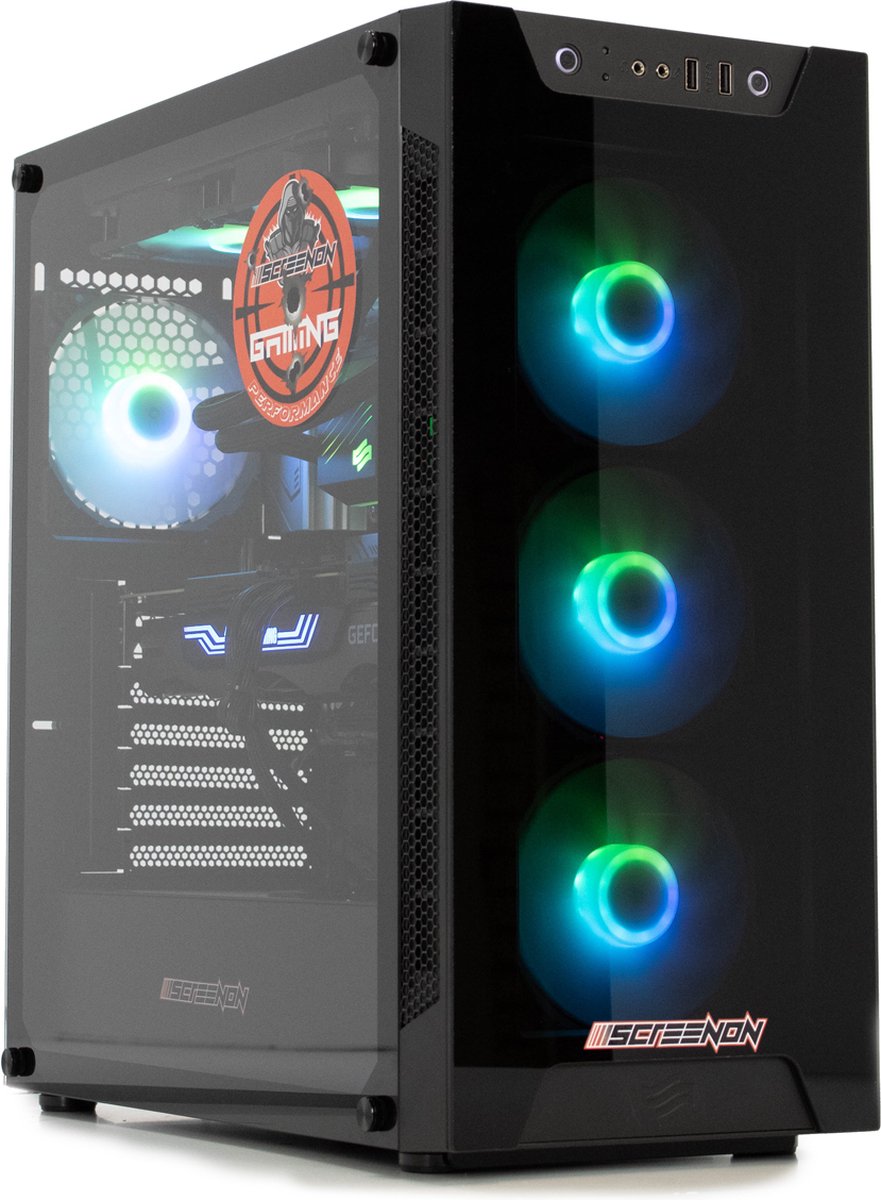 ScreenON - AMD Ryzen 7 - 1TB SSD + 3TB HDD - RTX 3060 - GamePC.X12149 (8720211981500)