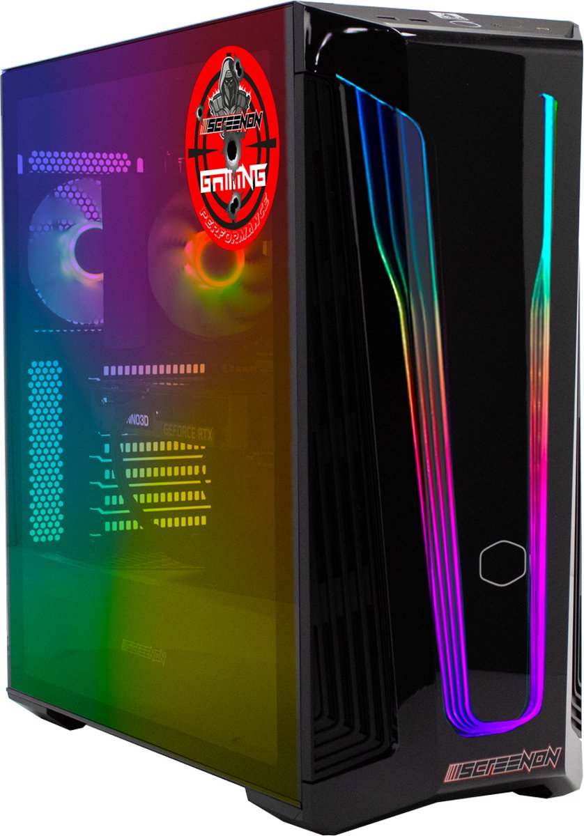 ScreenON - Flight Simulator PC - FLS-I3060T-04 - Intel Core i5-12400F - 1TB M.2 NVMe SSD - RTX 3060Ti - 32GB RAM (8720663662972)