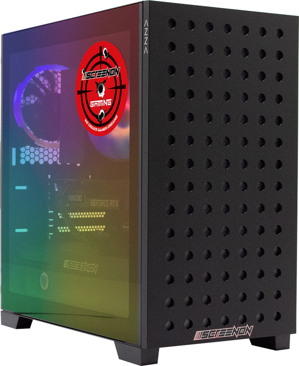 ScreenON - Game Computer / Gaming PC - Ryzen 5 - 512GB SSD - 16GB RAM - Radeon RX 550 - Game PC TX87429 - Windows 11 (8720994100655)