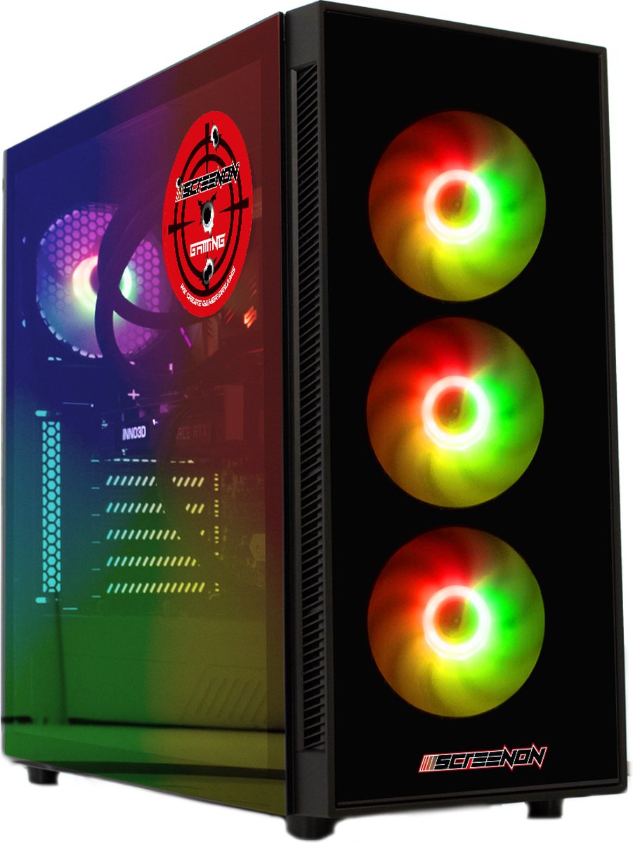 ScreenON - Game PC - Intel Core i9 - 1TB SSD + 3TB HDD - RTX 3080 - GamePC.Y32164 (8720211982224)