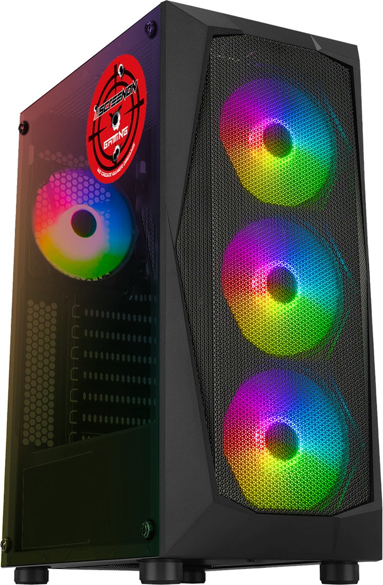 ScreenON - Game PC - Ryzen 5 - 512GB SSD - 16GB RAM - Radeon RX 550 - E723114 (8720663669087)