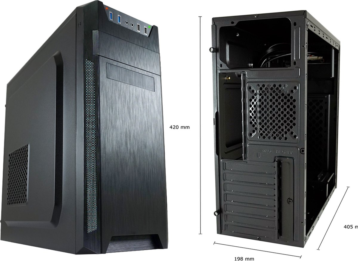 ScreenON - Intel Core i5 - 1TB M.2 SSD - 16GB RAM - RTX 2060 - Allround Office PC - Inclusief Norton 360 & USB SD Card Reader + WiFi & Bluetooth (8720663667656)