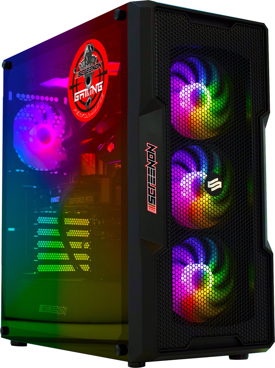 ScreenON - Intel Core i5 - 480GB M.2 SSD + 1TB HDD - RTX-3060 Ti - GamePC.X32076 (8720211986130)