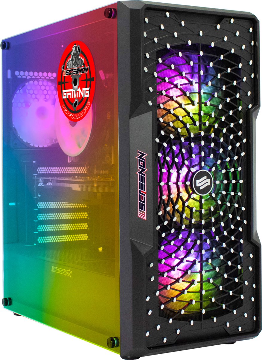 ScreenON - Intel Core i7 - 480GB M.2 SSD + 1TB HDD - RTX-3060 - 16GB RAM - GamePC.X54196 (8720211981784)