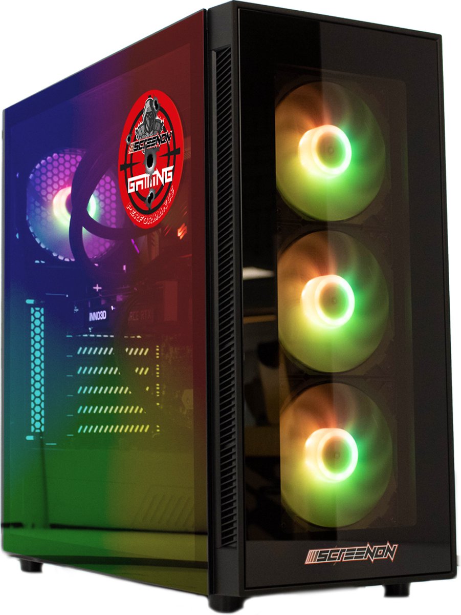 ScreenON - Night Shark - Ryzen 5 - 480GB SSD + 2TB HDD - GTX 1630 4GB - GamePC.V31364 (8720211980299)