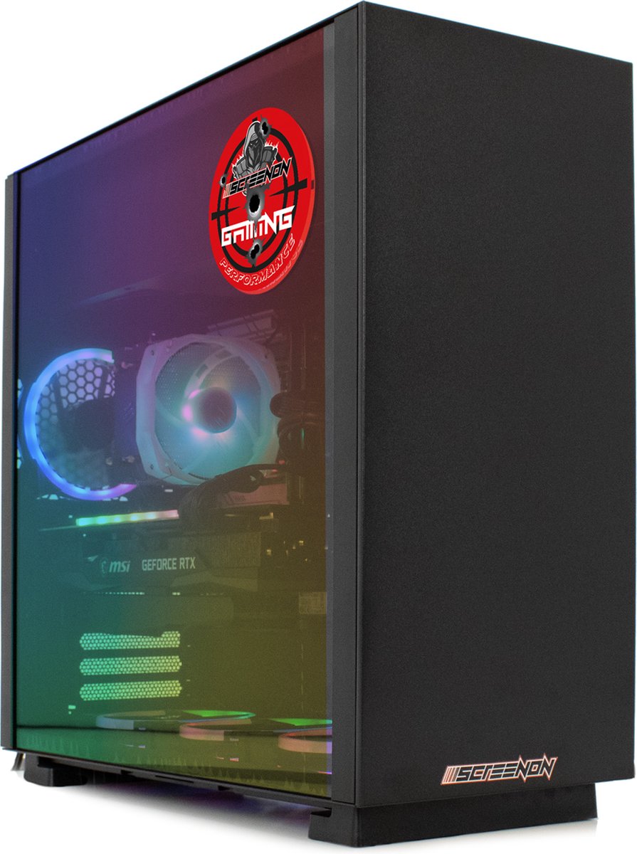 ScreenON - Night Shark - Ryzen 5 - 512GB SSD + 2TB HDD - GTX 1650 - GamePC.V32227 (8720211981210)