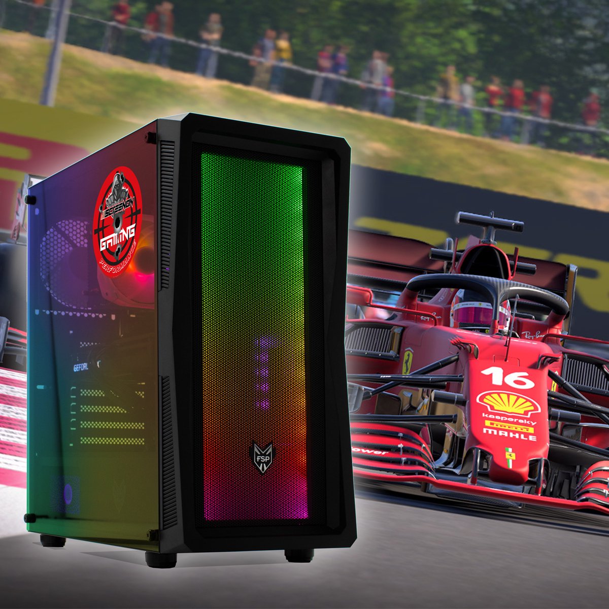 ScreenON - Racing Simulator - GamePC.V1RSAL - Ryzen 5 - 240GB M.2 SSD - GTX 1650 4GB (8720663663313)