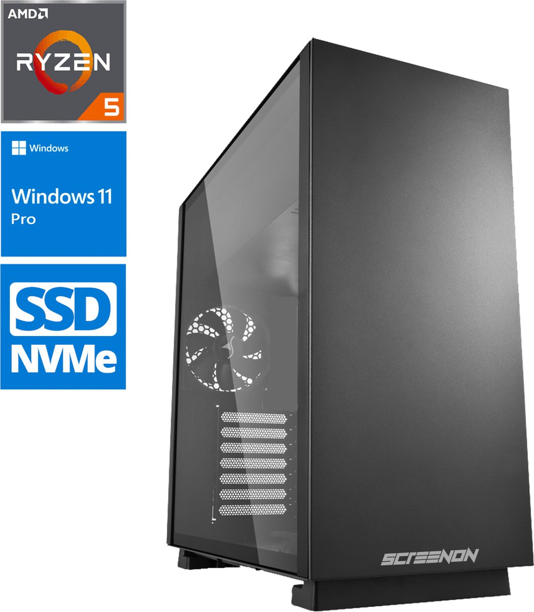 ScreenON - Ryzen 5 - 1TB SSD - GTX 1650 4GB - Home / Office PC.Z14317 + WiFi & Bluetooth (8720211980411)