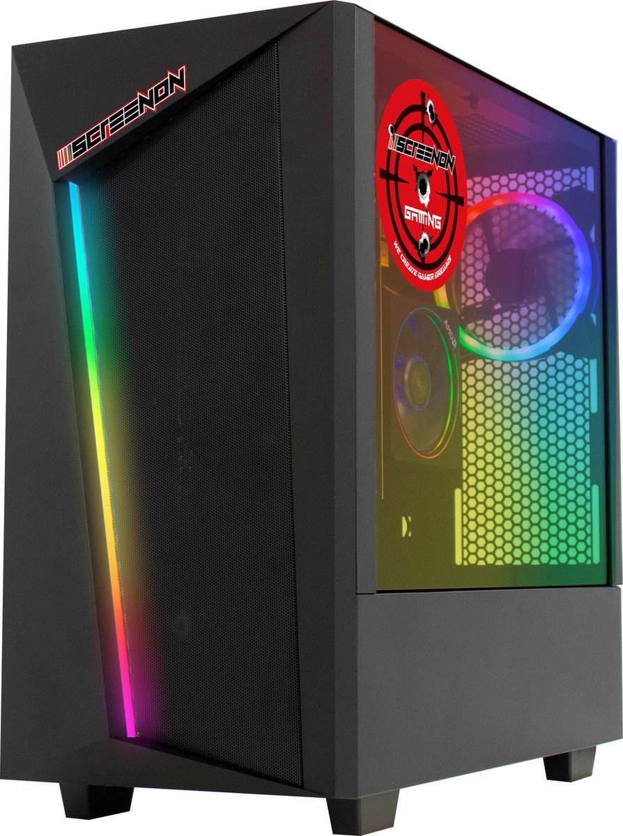 ScreenON - Ryzen 5 - 240GB M.2 SSD + 1TB HDD - GTX 1650 4GB - GamePC.X325107 (8720211984761)