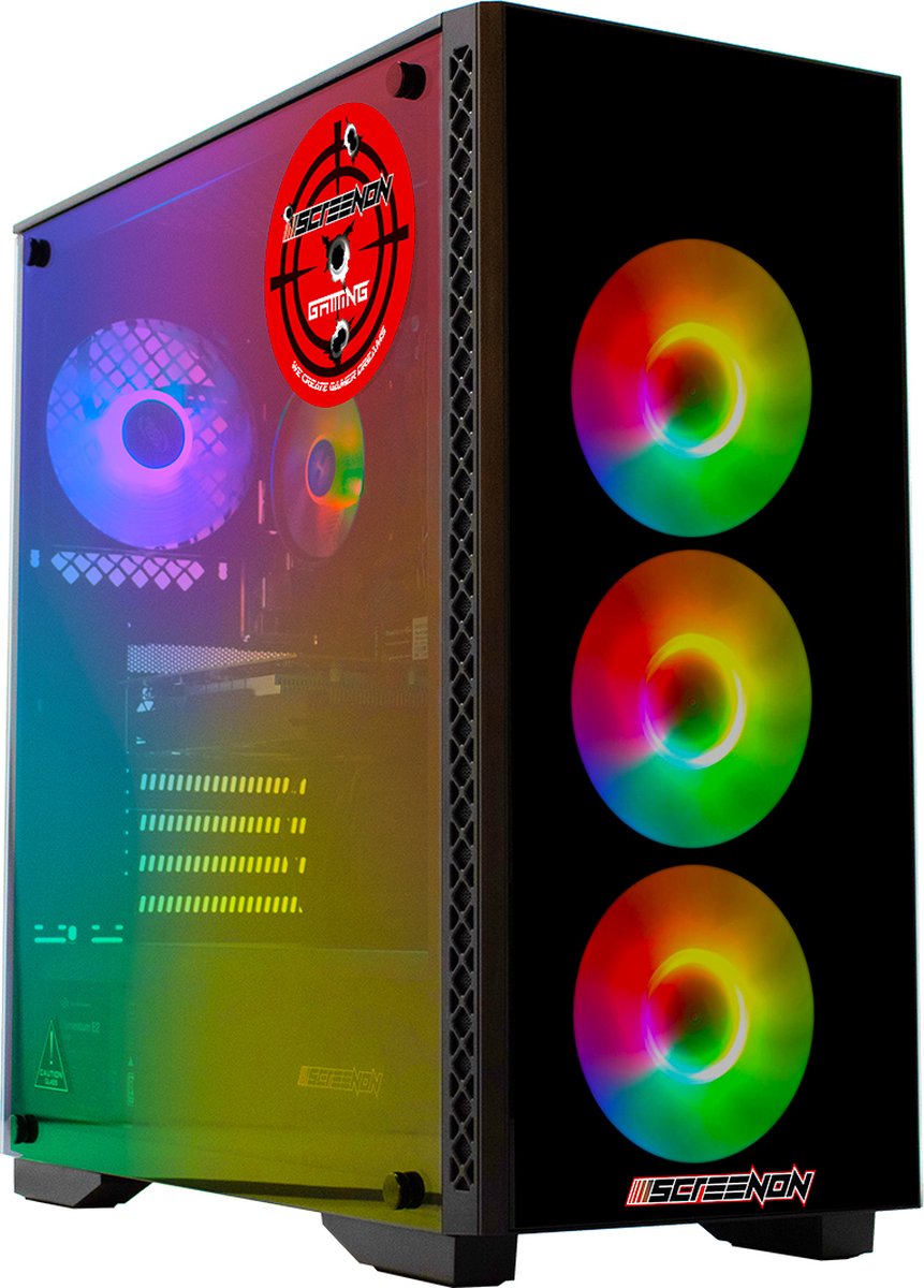 ScreenON - Ryzen 5 - 240GB M.2 SSD + 1TB HDD - GTX1650 - GamePC.T46187 (8720211981920)
