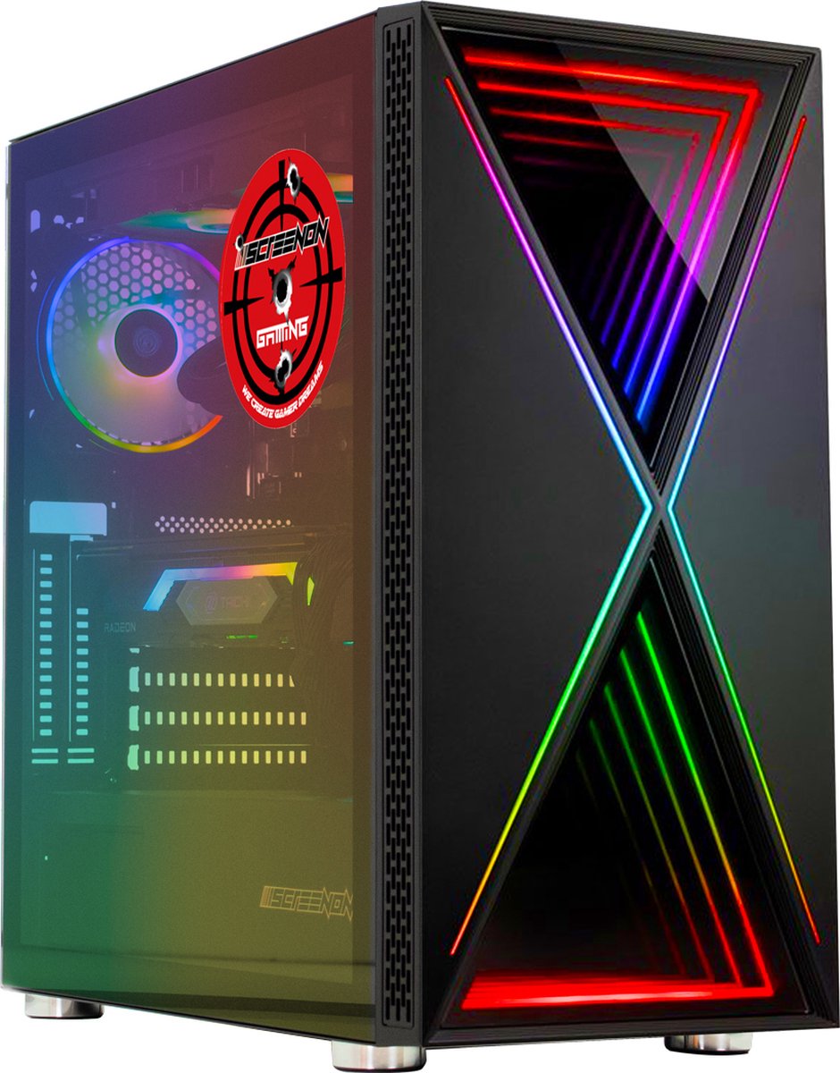 ScreenON - Ryzen 5 - 960GB M.2 SSD + 3TB HDD - GTX 1650 4GB - GamePC.X385109 (8720211985720)