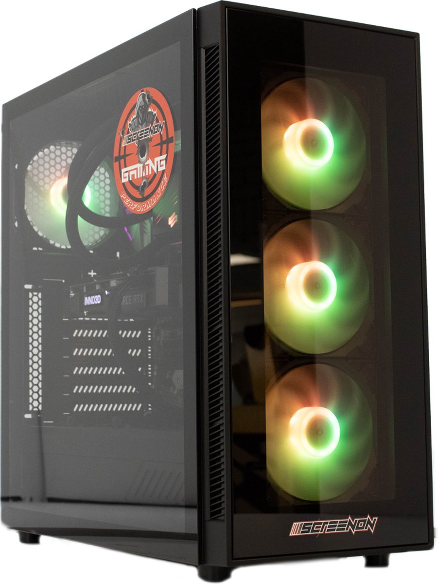 ScreenON - Ryzen 7 - 480GB M.2 SSD + 2TB HDD - RTX 3070 8GB - GamePC.X42564 (8720211985249)