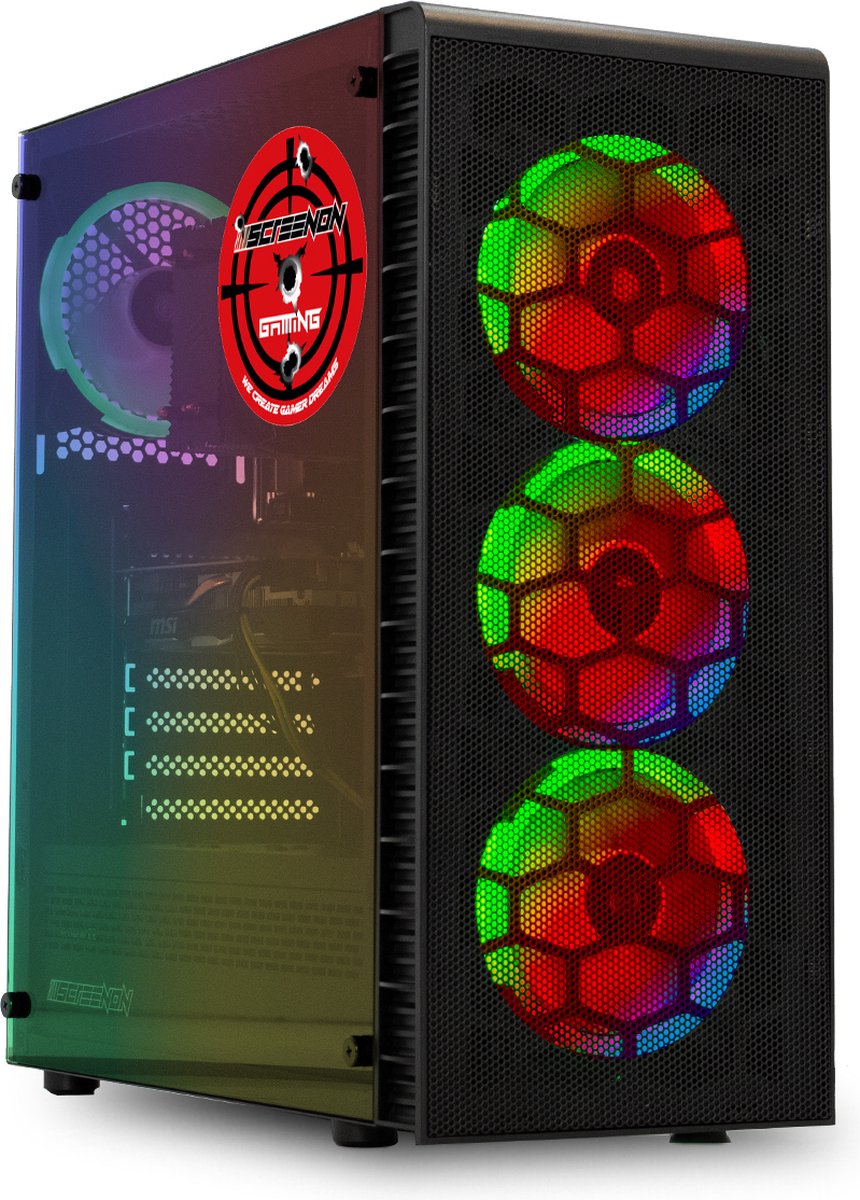 ScreenON - Ryzen 7 - 512GB M.2 + 1TB HDD - RTX 3070Ti 8GB - GamePC.V602105 (8720211989247)