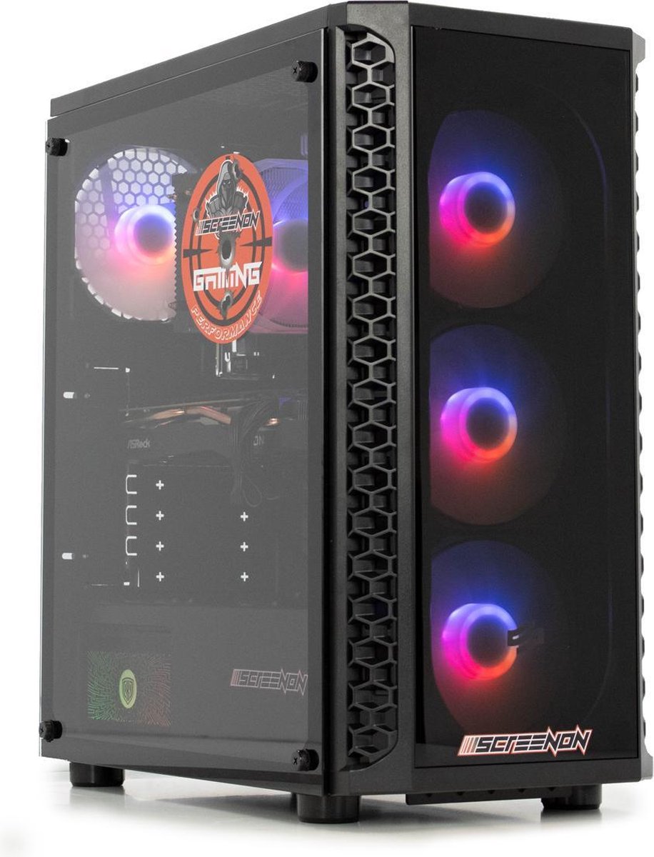 ScreenON - Ryzen 7 5700X - 512GB M.2 SSD - GTX 1660 6GB - GamePC (8720211981913)