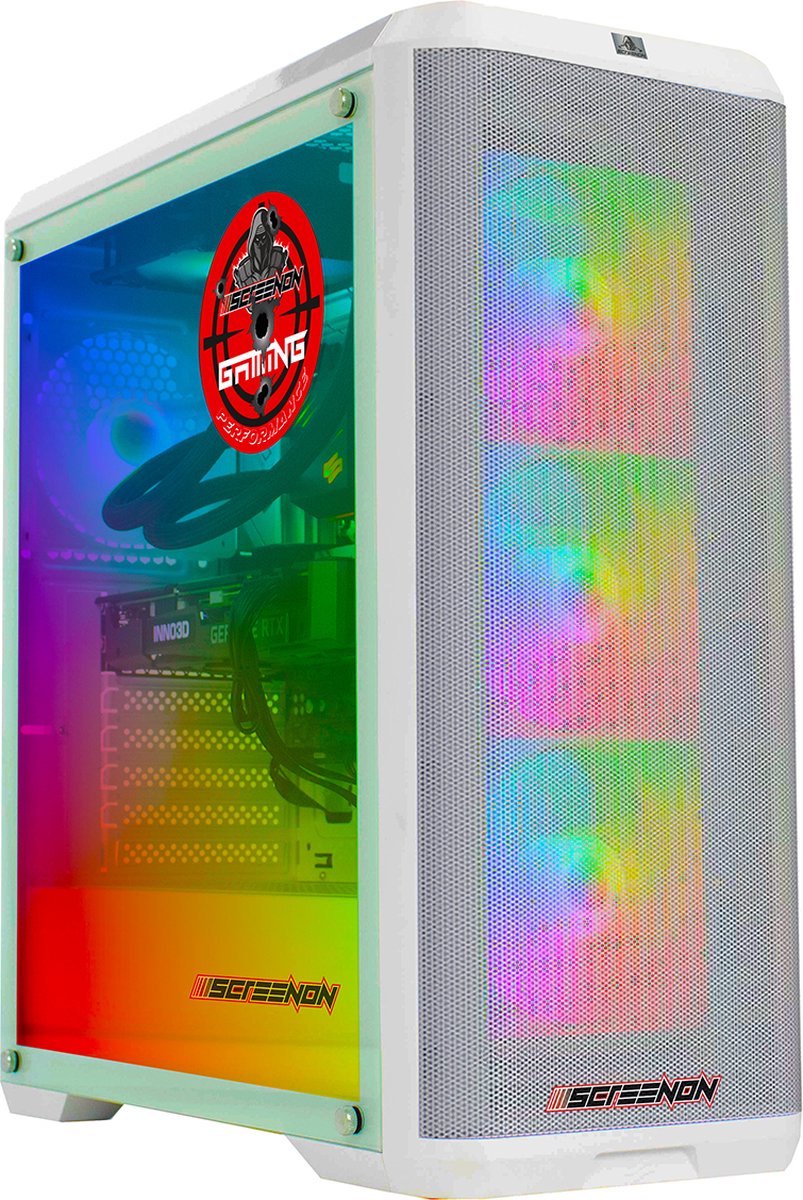 ScreenON - Snow Leopard - Ryzen 7 - 512GB M.2 SSD + 2TB HDD - RTX 3070 8GB - GamePC.X70098 (8720211985126)
