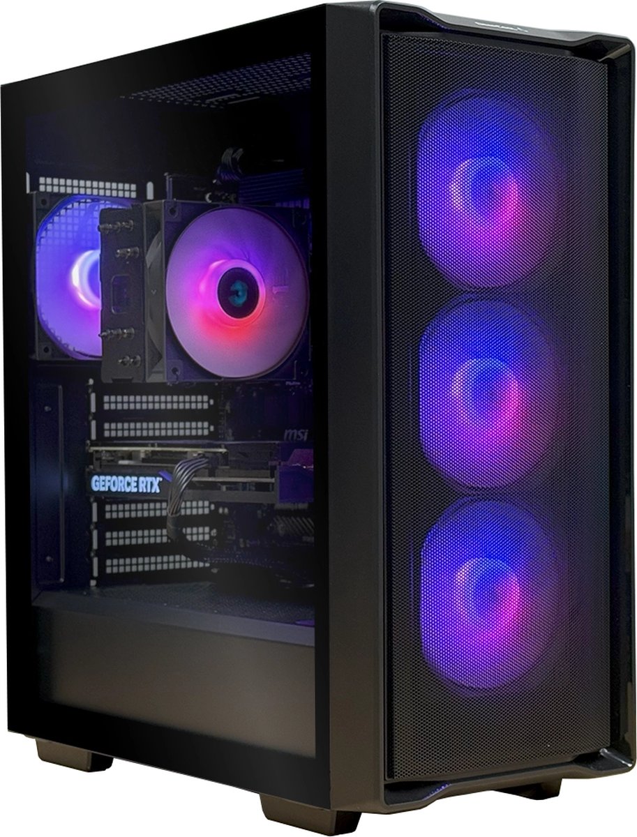 Xgaming Gladiator Gaming PC - Intel i5 12400 - Nvidia GeForce RTX 4060 Ti - 32GB DDR4 - 2TB NVME SSD (8721225540943)