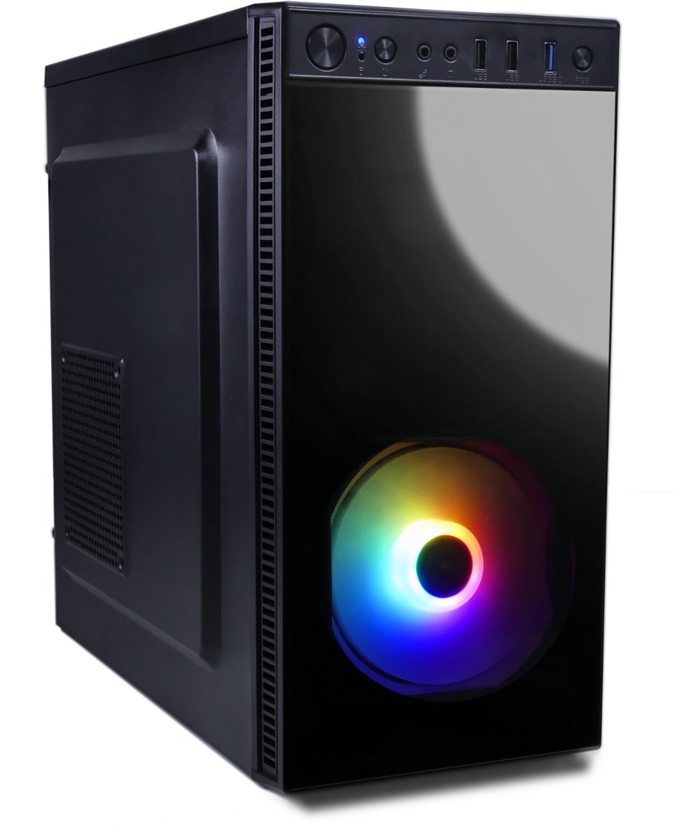 AMD Ryzen 3 4-Core RGB Game PC / Computer voor School, Kantoor en Budget Gaming - 32GB RAM - 1TB SSD - RX Vega 8 - WIFI - Win11 PRO (8720937102364)