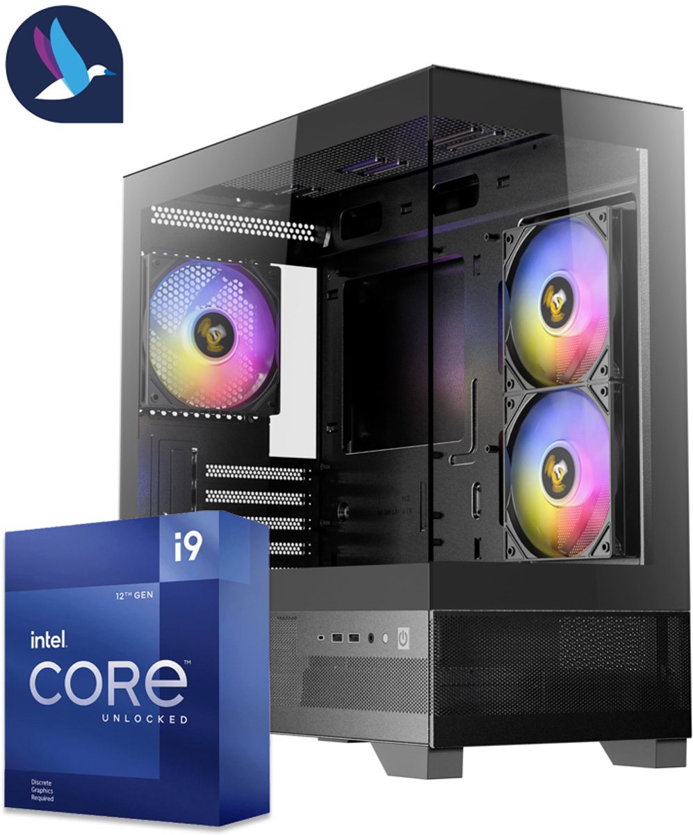 Diamond VIII RGB Gaming PC | Intel Core i9 - 12900KF | AMD Radeon RX 9070 XT - 16 GB GDDR6 | 32 GB DDR4 | 1 TB SSD - NVMe | Windows 11 Pro (8721161189558)